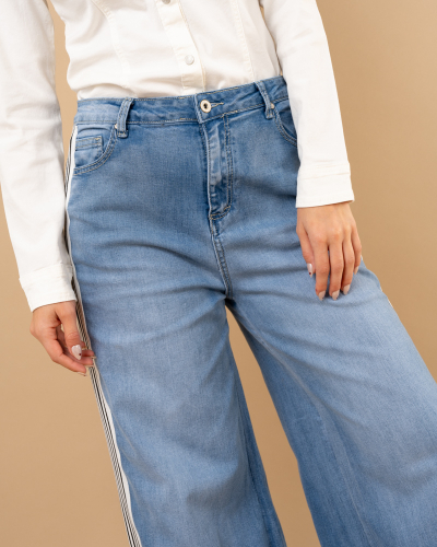 Pantalon larges bandes