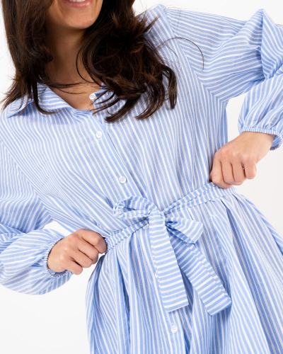 Robe patineuse rayée