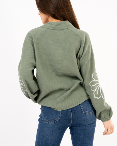 Blouse grandes fleurs