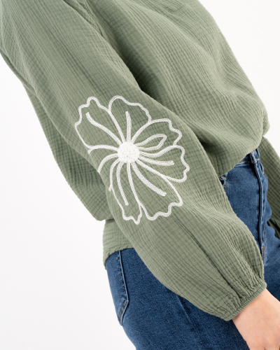 Blouse grandes fleurs