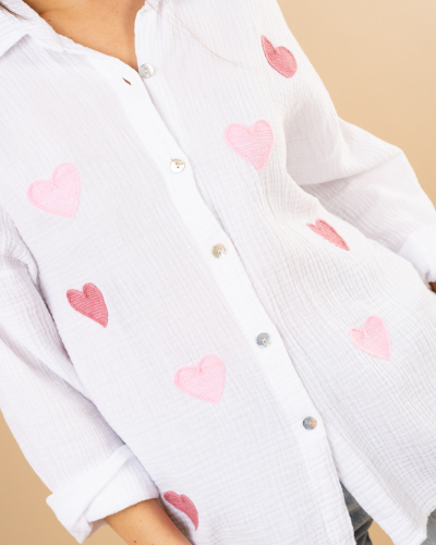 Chemise coeurs