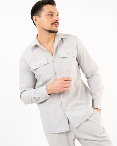 Chemise style lin