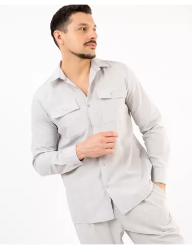 Chemise style lin