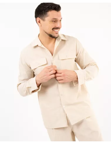 Chemise style lin