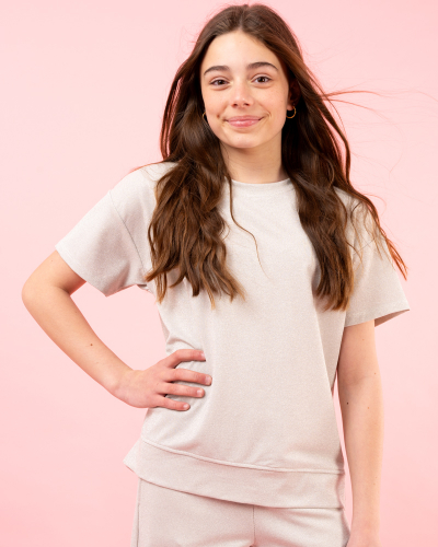 T-Shirt lurex oversize