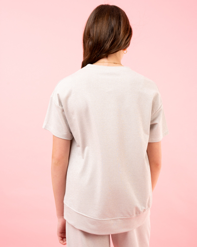 T-Shirt lurex oversize