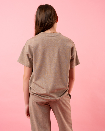 T-Shirt lurex oversize