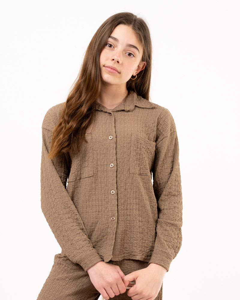 Chemise gaufre