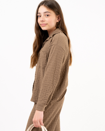 Chemise gaufre