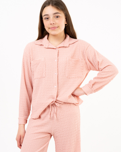 Chemise gaufre