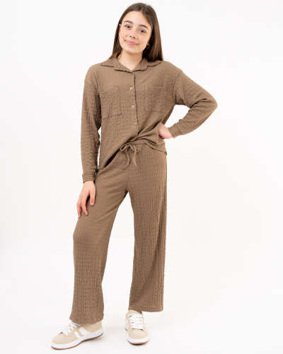 Pantalon gaufre