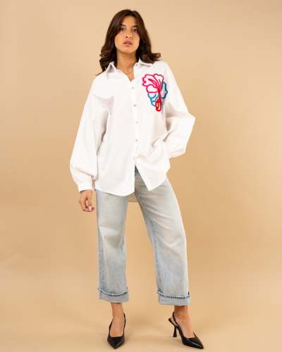 Chemise fleur