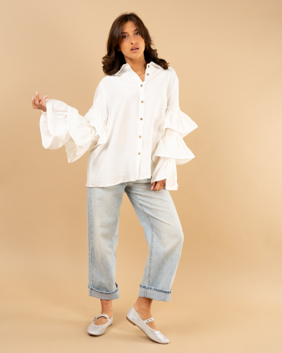 Chemise volants