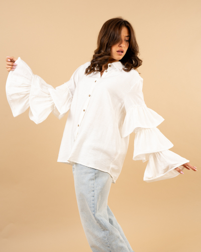 Chemise volants