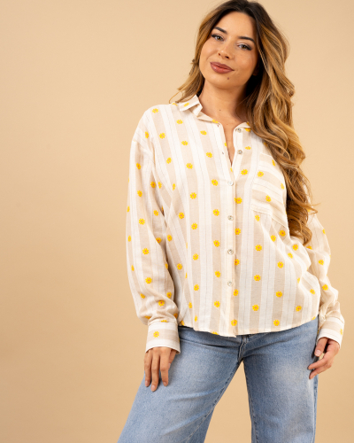Chemise fleurs