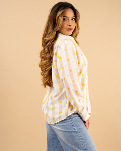 Chemise fleurs