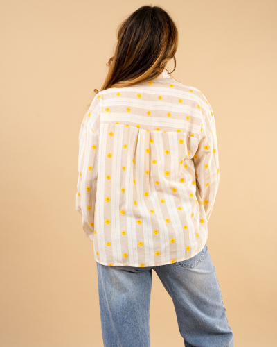 Chemise fleurs