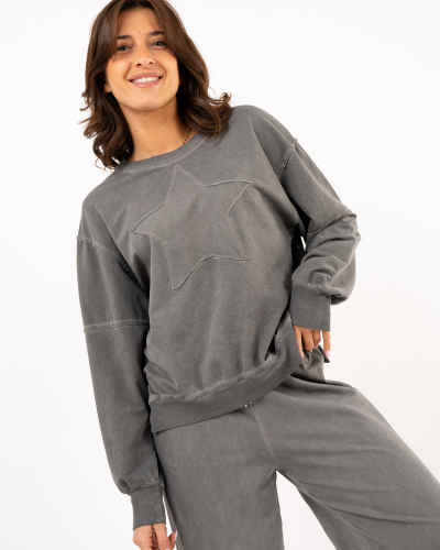 Sweat étoile délavé