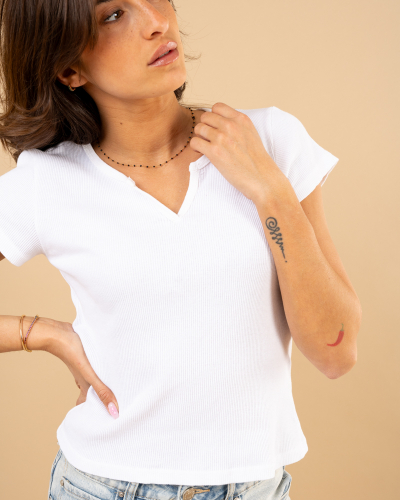 T-Shirt strie v