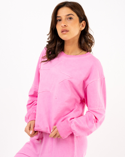 Sweat étoile délavé