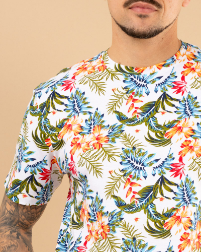 T-shirt fleurs