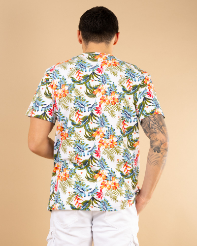 T-shirt fleurs