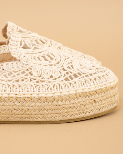 Mules broderie