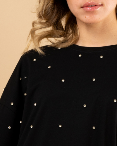 Robe t shirt strass