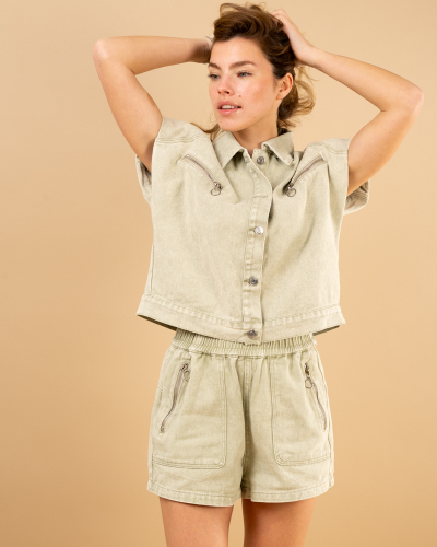 Short délavé
