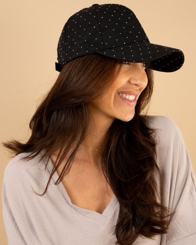 Casquette strass
