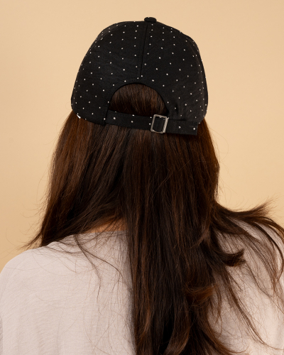 Casquette strass