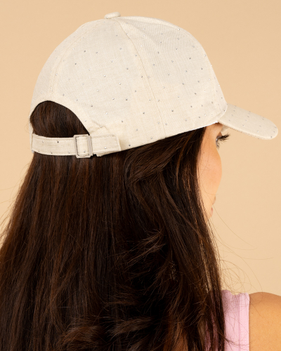 Casquette strass