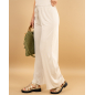 Pantalon large stries