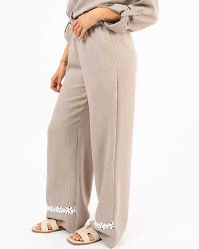 Pantalon dentelle