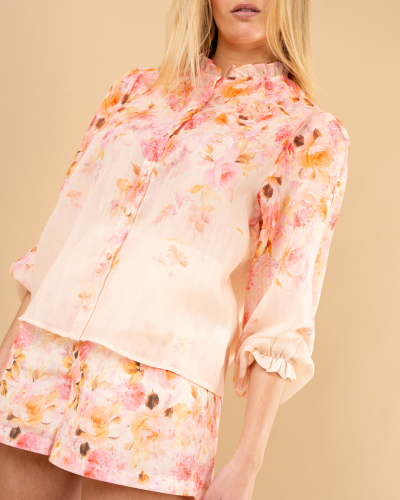 Chemise fleurs