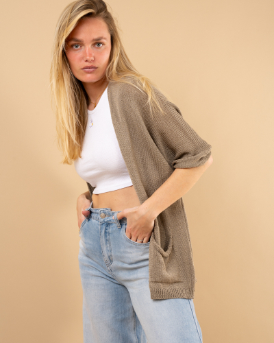 Gilet maille fine