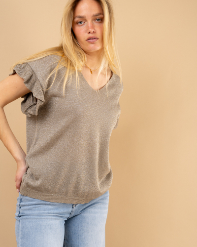 T-Shirt maille lurex