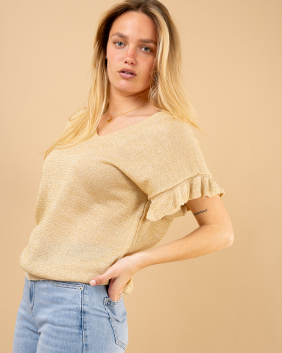 T-Shirt maille lurex