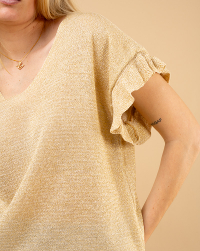 T-Shirt maille lurex
