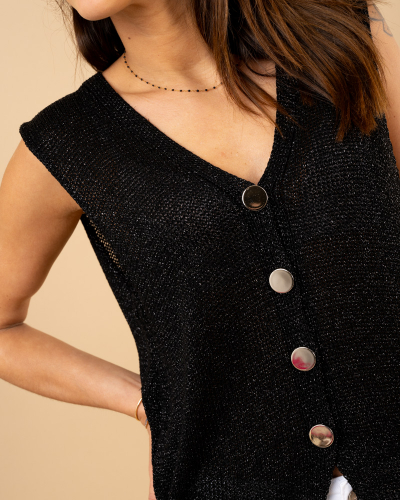 Gilet lurex