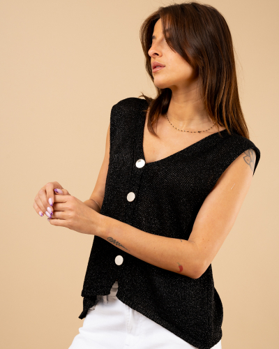 Gilet lurex