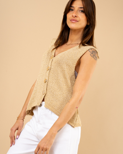 Gilet lurex