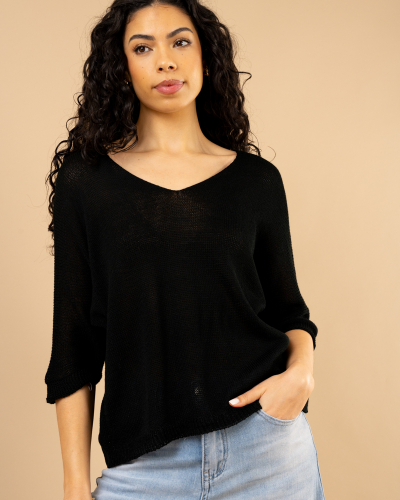 T-Shirt v maille
