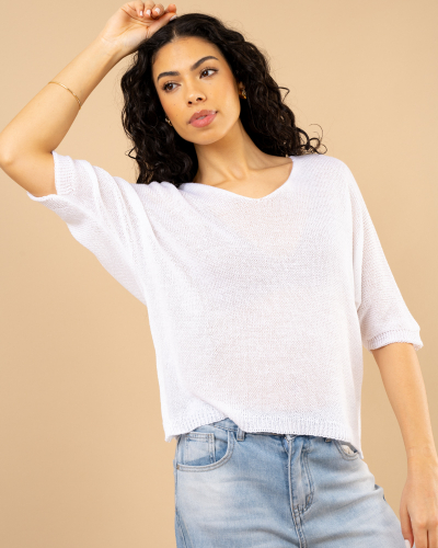 T-Shirt v maille