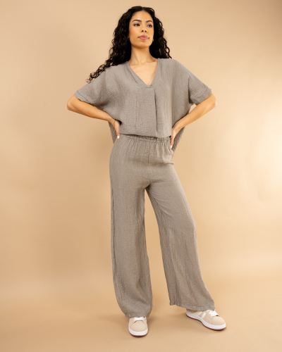 Pantalon large