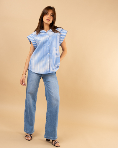 Chemise dos dentelle