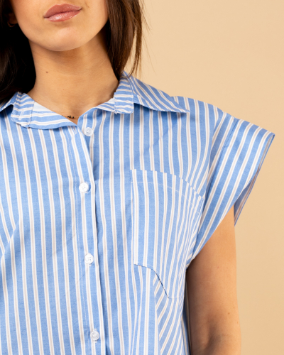 Chemise dos dentelle