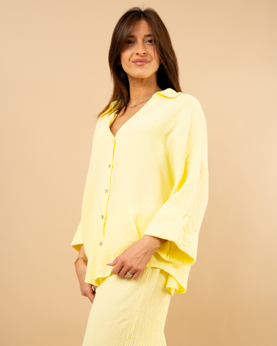 Chemise gaze dos noeuds