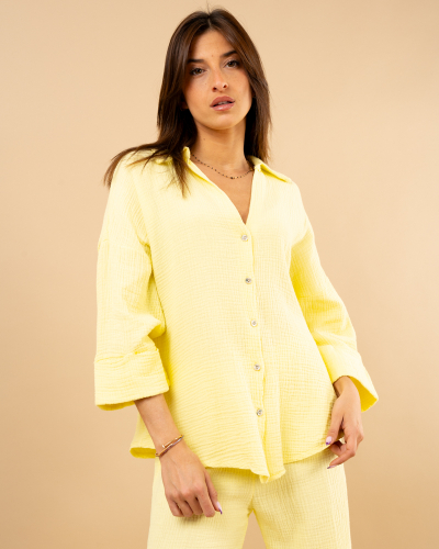 Chemise gaze dos noeuds