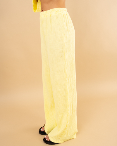 Pantalon gaze de coton